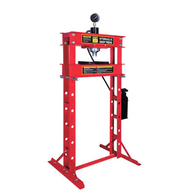30T Hydraulic Shop Press with double pumpand gauge Auto Bearing Press-Fit + Gauge