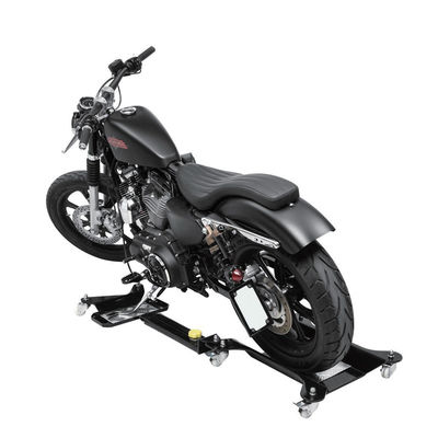 1100LB Moto Dolly: 40CM Adjustable, On-Spot Steering for Garage/Shops/Enthusiasts