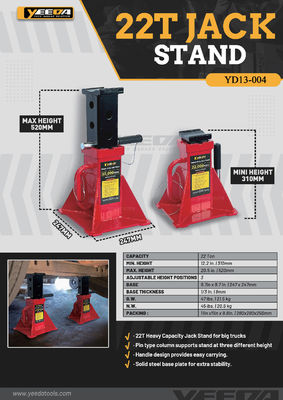 Truck 22T Jack Stand Heavy Duty Stable Support