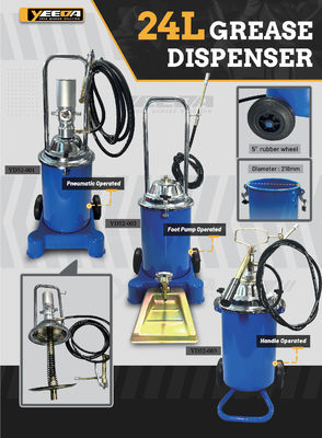 Workshop 24L Grease Dispenser, Multiple Operation Modes